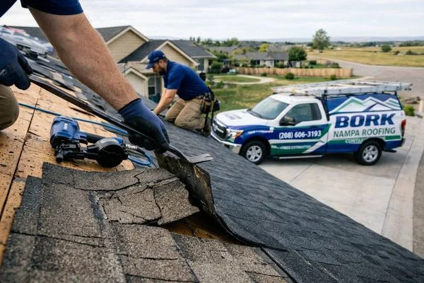 Roof Repair project example 1 in Nampa Idaho
