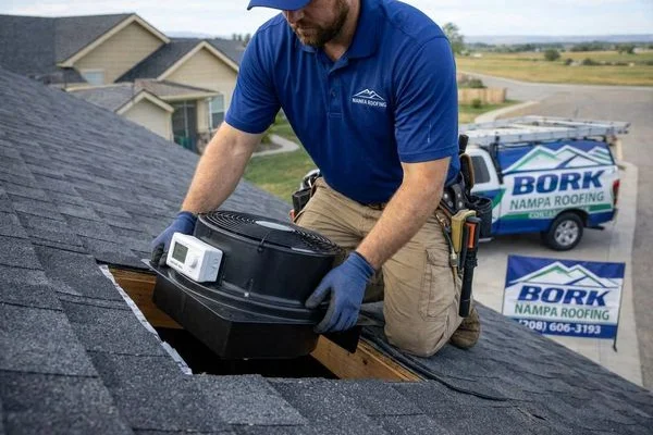 Attic Ventilation project example 3 in Nampa Idaho