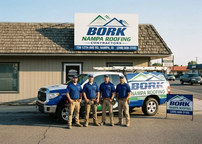 The Bork Nampa Roofing Contractors team at our Nampa, Idaho office